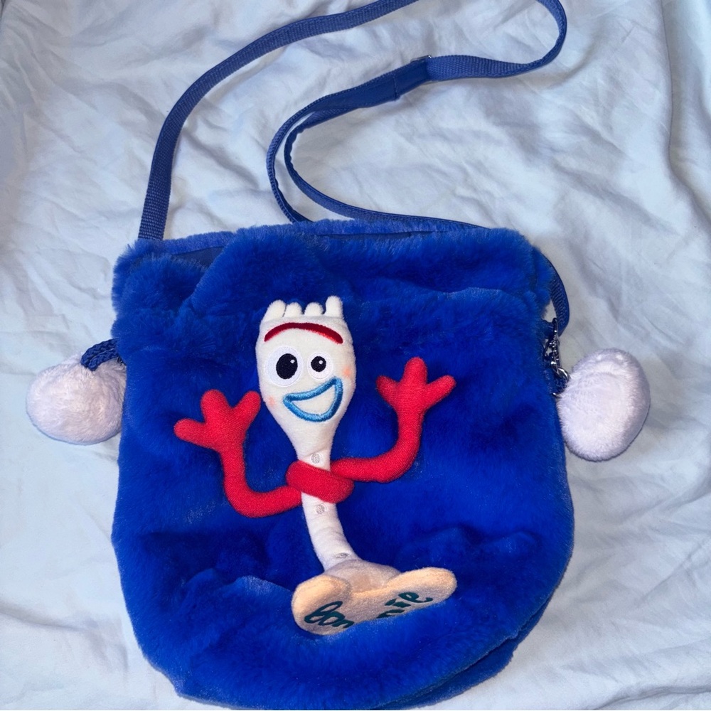 Disney Pixar Toy Story 4 Forky Plush Cinch Crossbody Bag